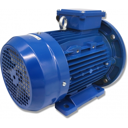 SILNIK ELEKTRYCZNY Z KOŁNIERZEM 3kW 400V 1430obr WAŁEK 28mm 3-FAZOWY